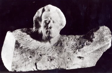 Mozart (Porträt von Mahler), 1911 (Marmor)
